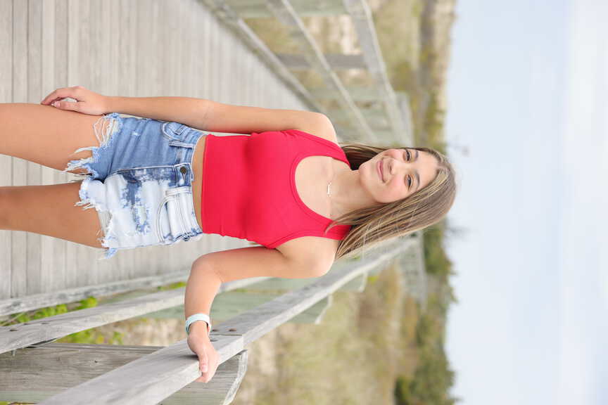 An outdoor portrait photographed for a Double G event